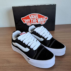 Tênis Vans Knu Skool Linha Premium Masculino/Feminino x Preto/Branco